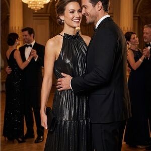 Simply Vera Vera Wang Shimmering Black Dress